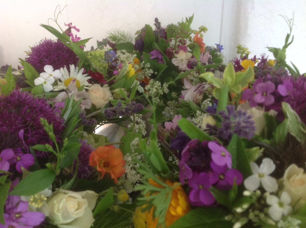 Cutting Garden flowers